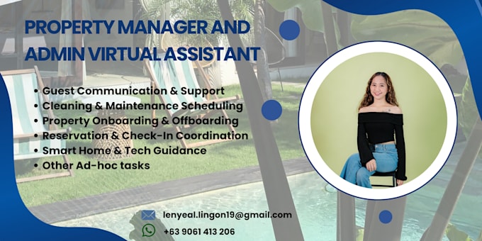 be a property manager and admin virtual assistant
