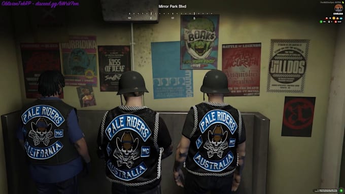 create mc kuttes fivem vest flag mc bike patch kuttes