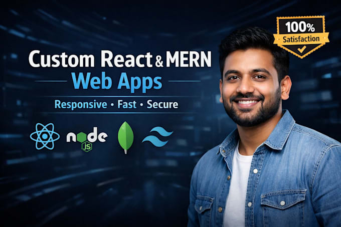 Build a responsive react js website and mern stack web app by Atul ...