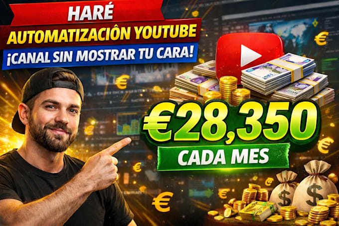 Crear un canal de automatización de youtube sin rostro para ganar ...