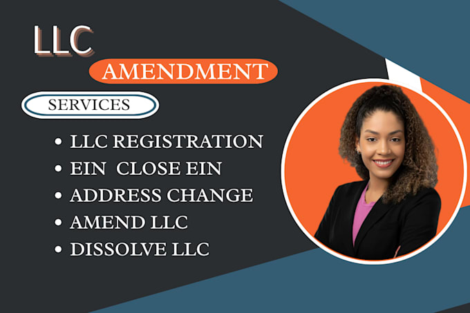 us llc amendment llc address change dissolve llc, amend llc apply ein close ein