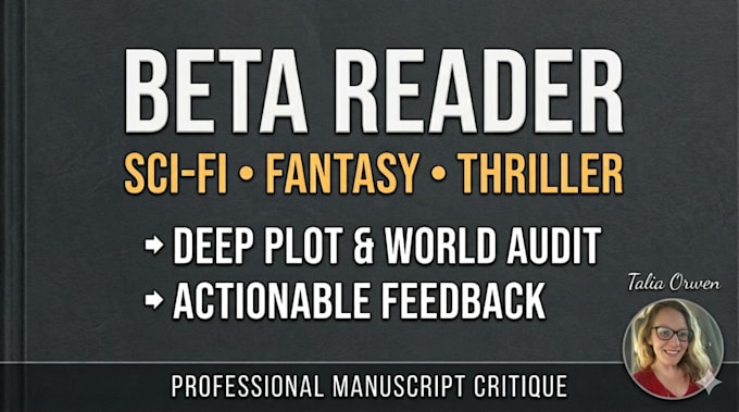 be your professional beta reader for manuscript dark fiction