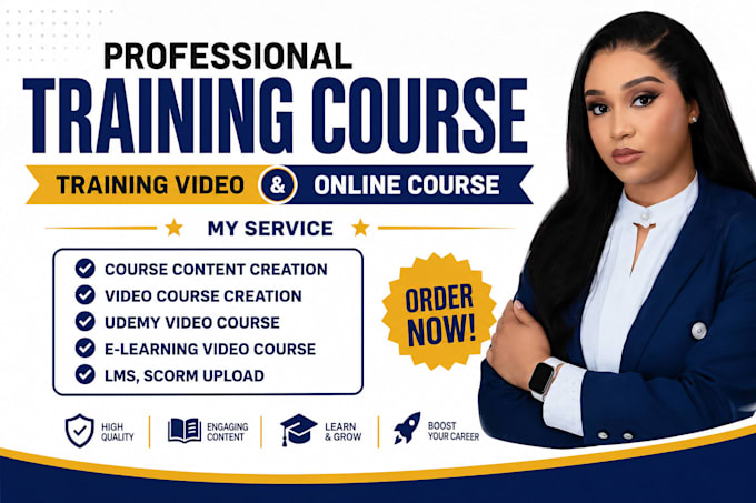 create online course content, saas character video,PPT and educational lms setup
