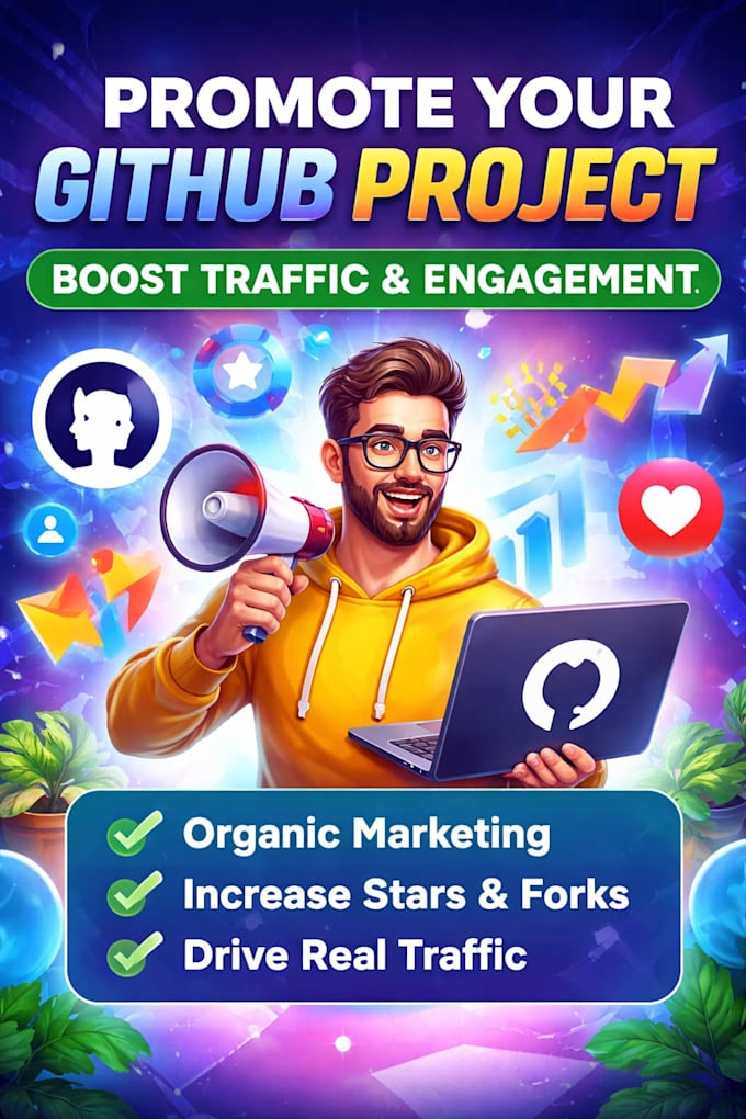 promote your github project to increase traffic and engagement