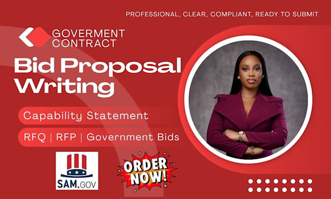 write capability statement and bid proposal for government contracts
