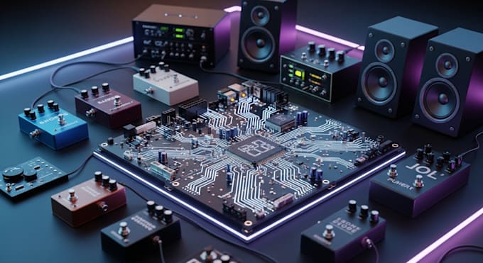 design custom pcb for audio devices, fx pedals, and sound systems