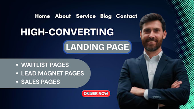 build a responsive opt in page waitlist page lead capture mini website