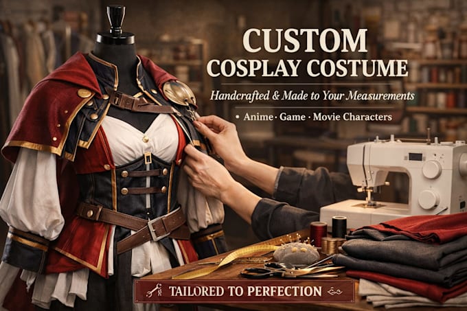 sew custom cosplay costume