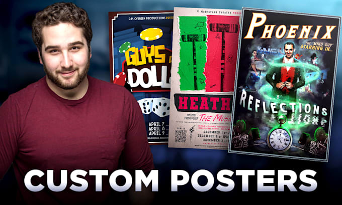 design a poster for your live theatre show or event