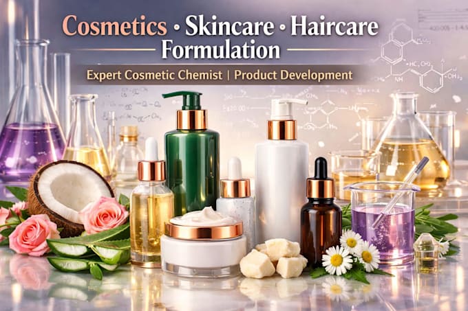 cosmetics skincare haircare formulation chemist