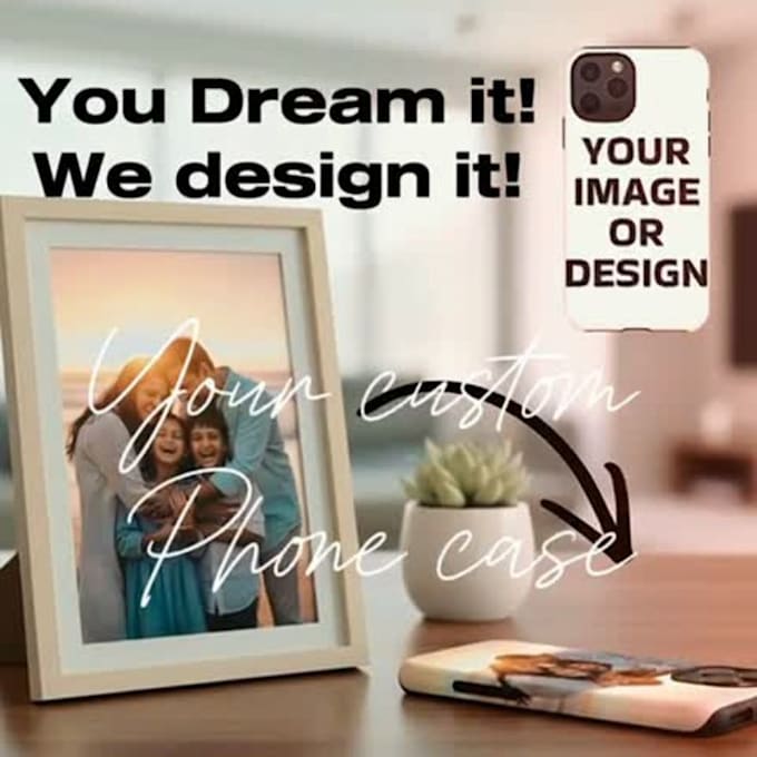 design custom personalised physical phone cases for you