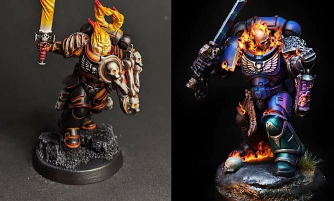 3d print and paint action miniature printing tabletop custom 3d printed figures
