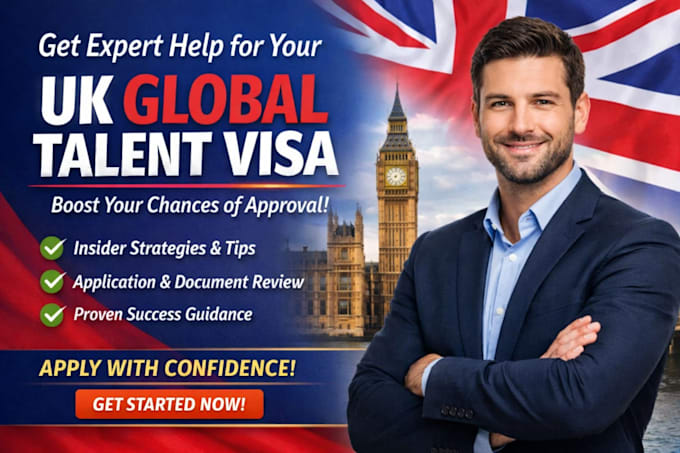 get expert help for your UK global talent visa application