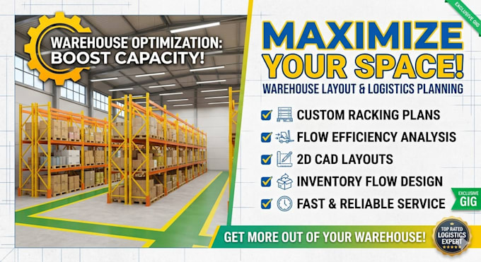warehouse space optimization layout logistics planning racking design