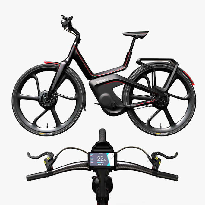 create professional 3d bike design and motorcycle concept model