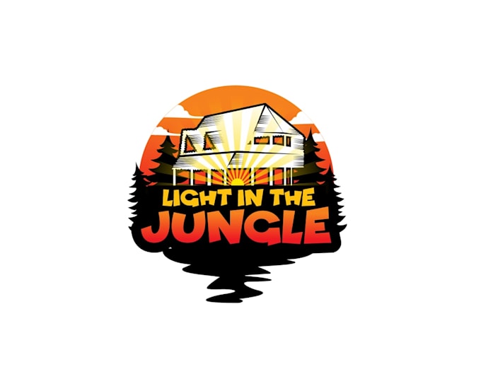 create wonderful and excellent jungle logo design