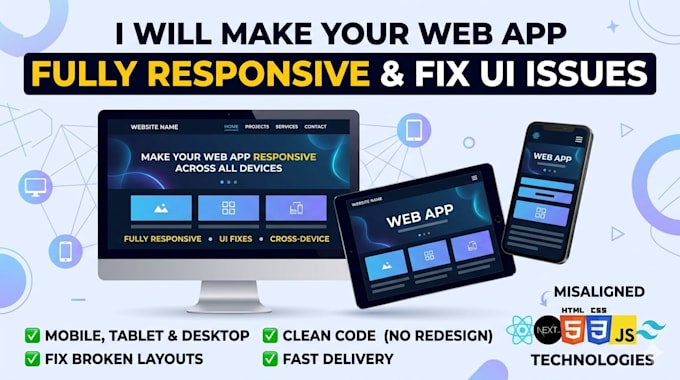Make your web app responsive and fix ui issues across devices by ...