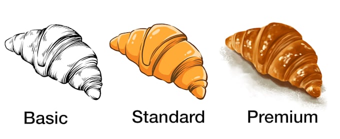 draw food illustration in my style
