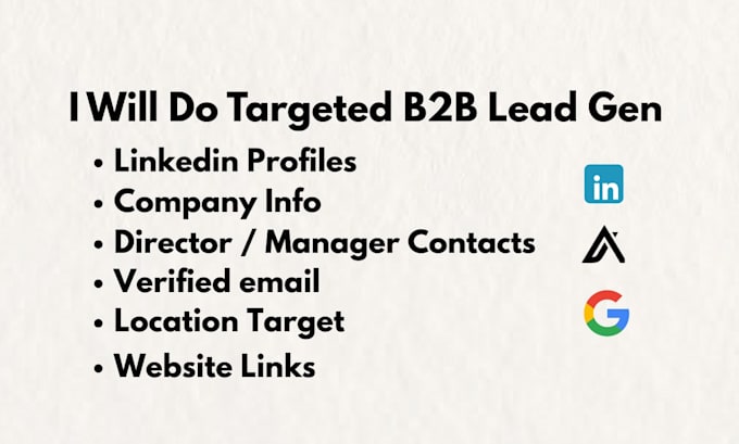 deliver high quality b2b leads with verified data