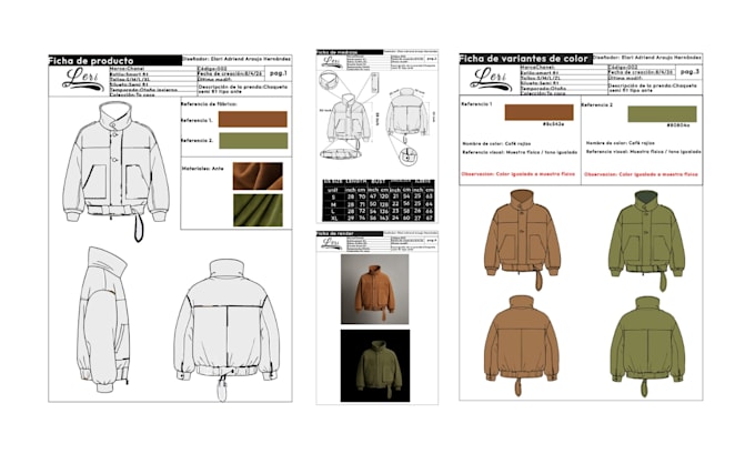 realizaré un dibujo técnico plano de moda