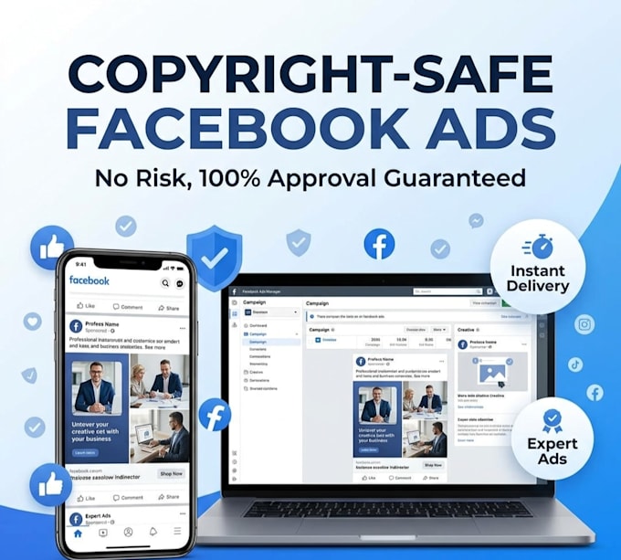 facebook ad creation without copyright issues