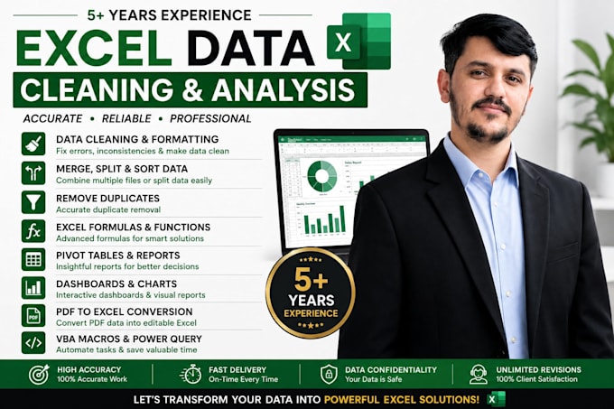 excel data cleaning, formatting, sorting and deduplication