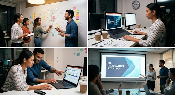 design modern and professional presentation