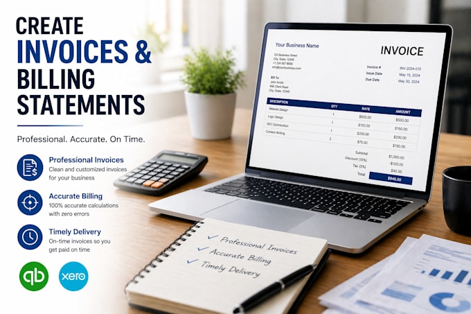 create invoices and billing statement