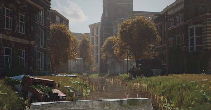 create professional 3d game environments and level art