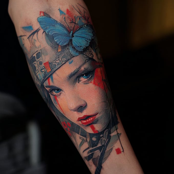 design a modern and minimalist tattoo design