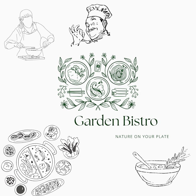 gardern bistro vegetables kitchen oriented