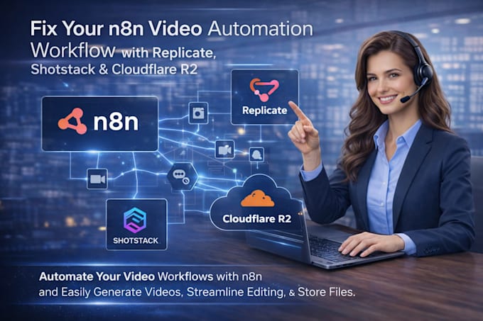 Fix your n8n video automation workflow with replicate shotstack ...