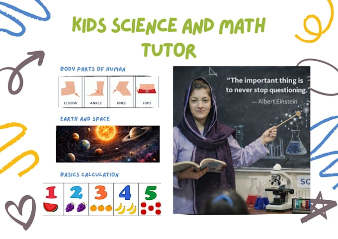 teach you urdu and math for pre primary