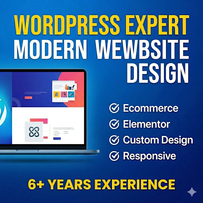 create a professional wordpress website design or redesign your site