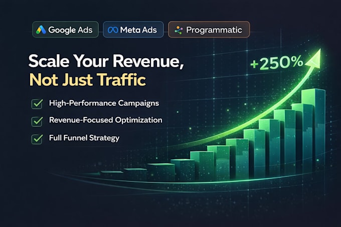 manage and scale your paid ads google, meta, programmatic