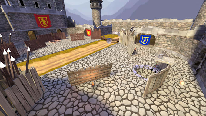 do 3d game environment unity unreal engine map level design terrain model asset