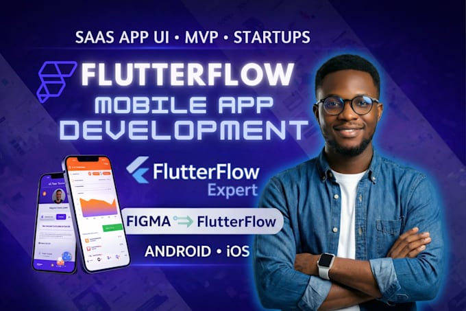 build flutterflow mobile app, figma to flutterflow, flutter mobile app developer