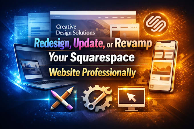 redesign, update, or revamp your squarespace website professionally