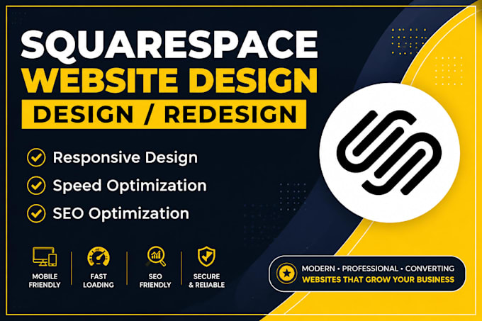 design, redesign your squarespace website professionally