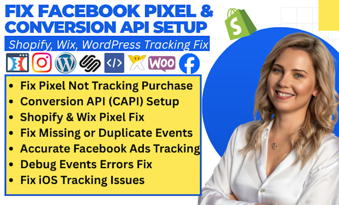 fix facebook meta pixel not tracking purchase shopify wix events ads issues capi