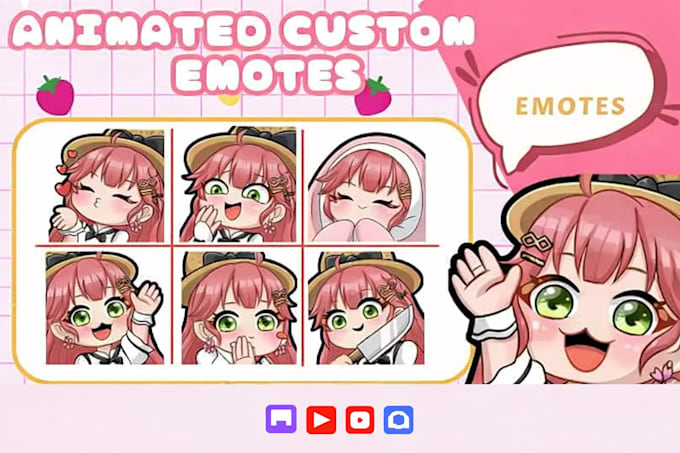 custom twitch discord and youtube emotes sub badges