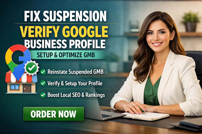fix suspension verify google business profile setup and optimize gmb