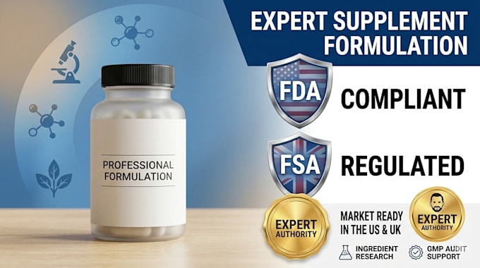 do supplement formulation and fda fsa label compliance