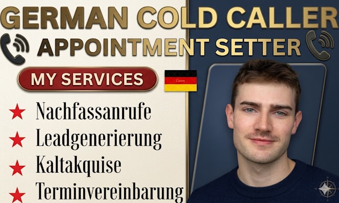 german b2b cold calling  kaltakquise lead generation book qualified apportment