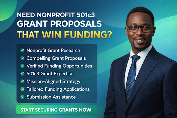 do grant writing, grant proposals, grant research, 501c3 grant application
