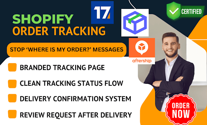setup your shopify order tracking page parcel panel aftership 17track track123