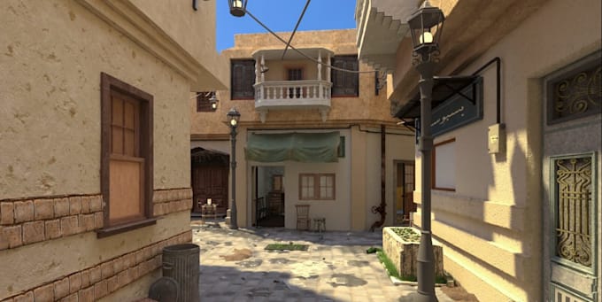 design realistic roblox map, full game environments, in roblox studio