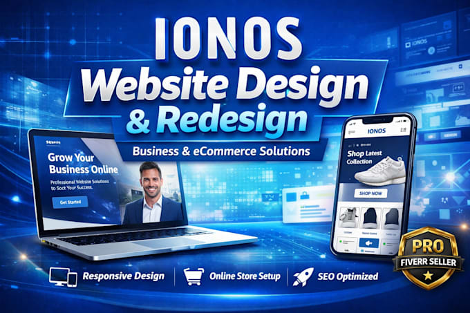 ionos website design ionos website redesign build responsive ionos website seo