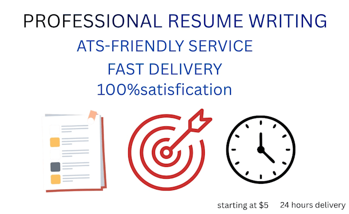 write a professional resume or CV for job seekers