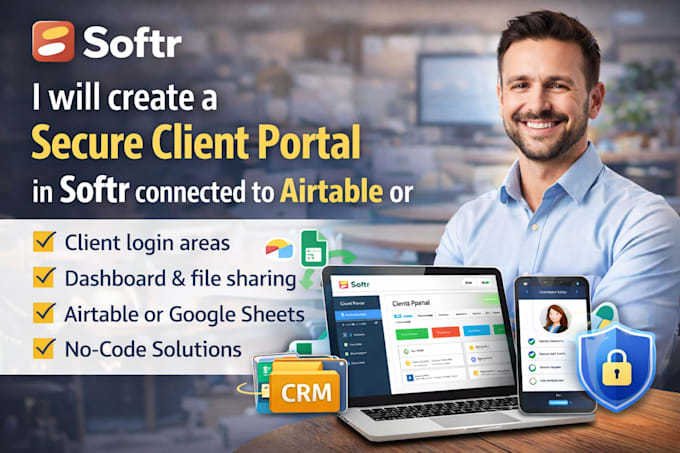 build a modern softr client portal with dashboard and secure login